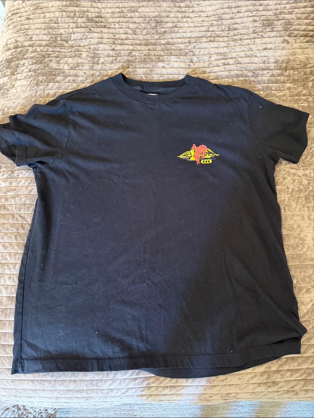 Black Graphic Crewneck Short-Sleeve Shirt - Men